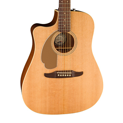 Fender Redondo Player Ceviz Klavye GPG Natural Solak Elektro Akustik Gitar